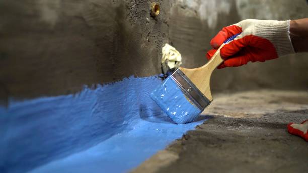 Commercial Interior Drainage System project at a Colonia, NJ business property by SJ Waterproofing Pros